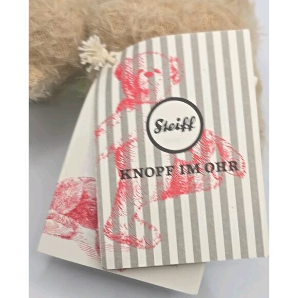 Steiff Club 2019 Teddy Bear Tan Mohair Plush Loyalty ID Button & COA Tag U315/3 - Picture 10 of 13